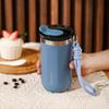 Высокий уровень внешнего вида портативная двойная изолированная чашка для напитков студенческая пара сопутствующая чашка для воды дорожная чашка из нержавеющей стали кофейная чашка