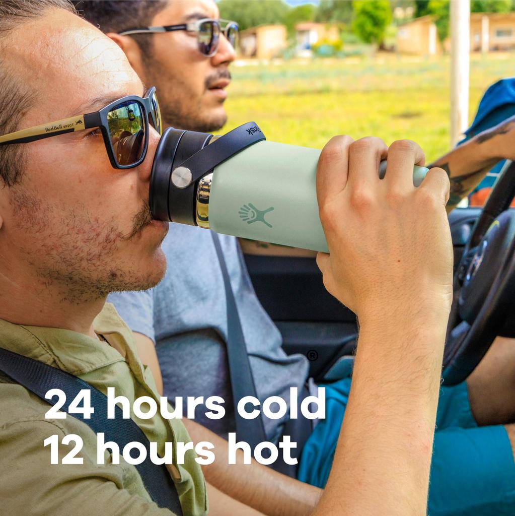 Flex Sip Wide Mouth 16oz Surf Stainless Steel Coffee Bottle Japanese (473ml) (Insulated/Cold) (Official Product)