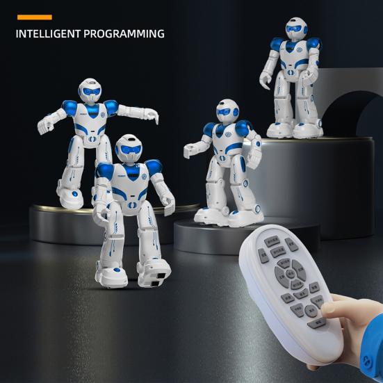 Детский игрушечный робот с дистанционным управлением и светодиодными глазами, программируемый поющий, танцующий, электрический робот для малышей, мальчиков и девочек, интерактивный образовательный 2,4 ГГц RC-робот