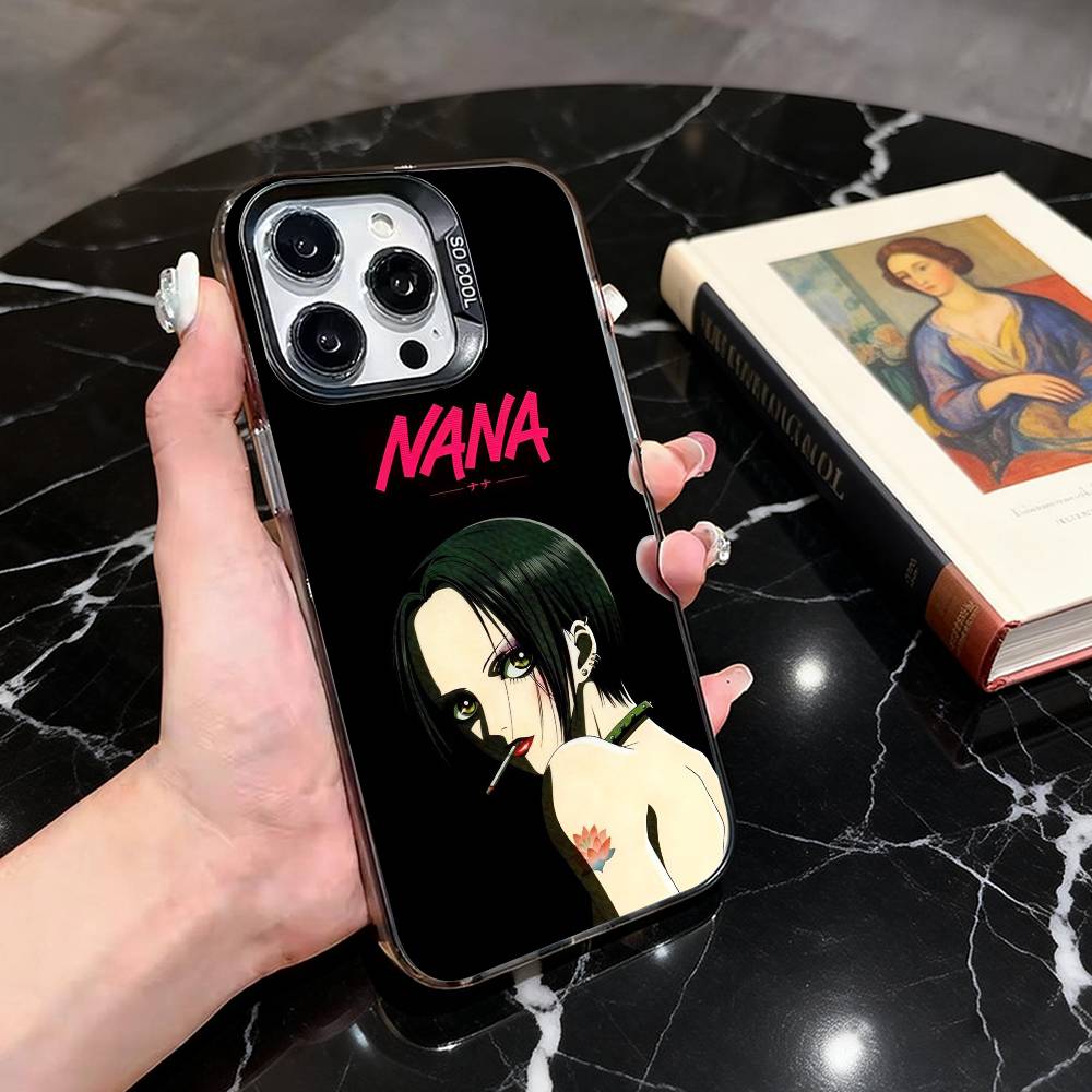 Крутая девушка O-Osaki NO N-Nana-es Чехол для телефона для iPhone 17,16,15,14,13,12,11 Plus,Pro Max,XS,Красочный Серебряный Чехол для телефона Funda Cover