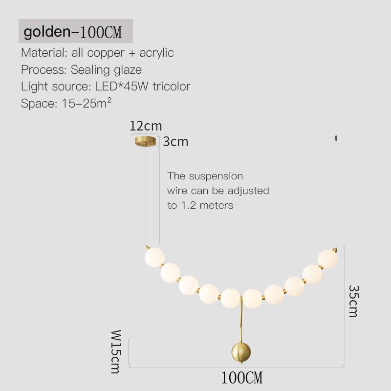 Minimalist Dining Room Chandelier Living Room Light Modern brass full copper designer bar Bar Apartment fashion light fixtures