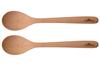 FORESTABLE Large Natural Set of 2 Spoon, Wooden, Wood, Outdoor, Camping,