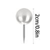 20/40 Pcs Pearl White Push Pins Thumb Tacks for Decorative Wall Bulletin Board Corkboard Map Calendar Photo Hanging