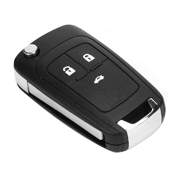3-button Car Key Shell, Replacement Remote Shell for Opel Car Key, White Button Type