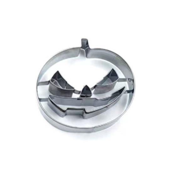 6 шт./компл., формочка для печенья на Хэллоуин, из нержавеющей стали, легкосъемный пресс, сделай сам, тыква, призрак, череп, печенье, набор форм, кухонные инструменты для выпечки