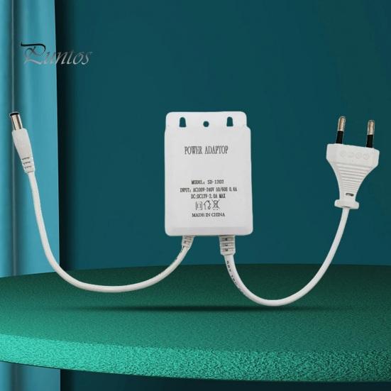 Водонепроницаемый адаптер питания 12В 2А для камер видеонаблюдения с вилкой EU/US