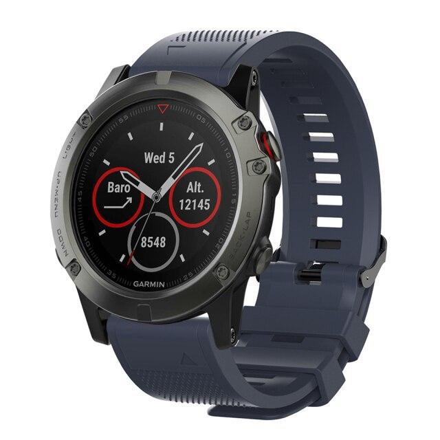 Ремешок для часов Fenix 7 22 мм, ремешки для Garmin Fenix 5X Plus, 26 мм Fenix 6S Pro, сменный силиконовый ремешок 20 мм, быстросъемный ремешок