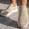 Fashion Women Shoes Knitting Sock Sneakers Women Spring Summer Slip On Flat Shoes Women Plus Size Loafers Flats Walking Krasovki Famela