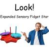 3D Printed Expanded Sensory Fidget Star PLA Fidget Toy Fractal Fidget Hexagon  for Office&School