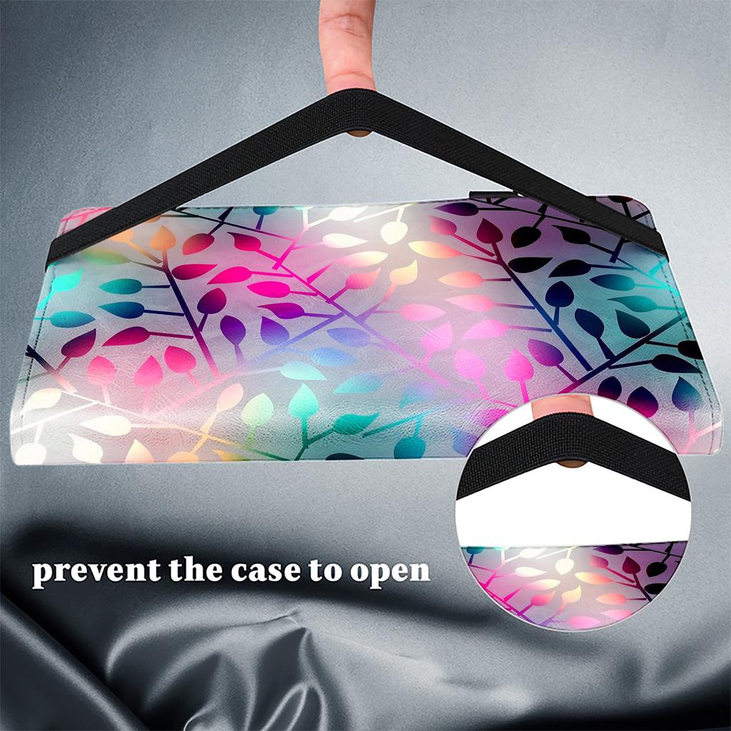 Для iPad Про 13 (2024) Чехол-подставка с узором из кожи для планшета с откидной крышкой