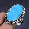 Santa Rosa Turquoise Gemstone 925 Sterling Silver Jewelry Ring Size 10