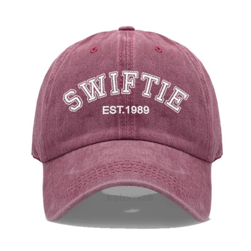 Бейсболка с вышивкой Swiftie 1989 для мужчин и женщин, унисекс, из стираного хлопка, панамка, кепка от солнца, подарок фанатам, для активного отдыха, дропшиппинг