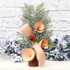 High-End 25cm Mini Christmas Tree Ornament for Festive Desktop Display