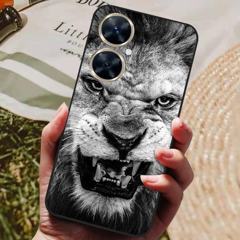 For Funda Huawei Nova 11i Case Soft Silicone Wolf Back Cover Phone Cases for Huawei Nova 11i MAO-LX9 Case Nova11i 11 i Coque