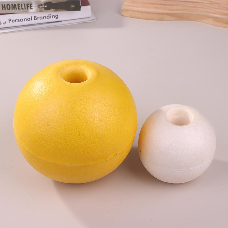 1Pc Round Buoy Deep Water Rope Floats Crab Pot Markers Net Drift Foam Buoy Float For Jet Ski Kayak Anchors Line Boats Dock Float