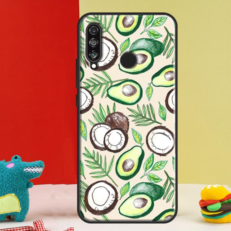 Летние Фрукты Кокос Для Huawei Nova 9 10 SE 12i 12s 11i 5T Y91 Y90 Y60 Y70 Y72 Y61 P60 Pro P20 P30 P40 Lite Чехол