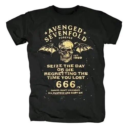 Harajuku Metalcore Avenged Sevenfold Rock футболка хип-хоп уличная футболка Heavy Metal модная повседневная футболка больших размеров женская унисекс