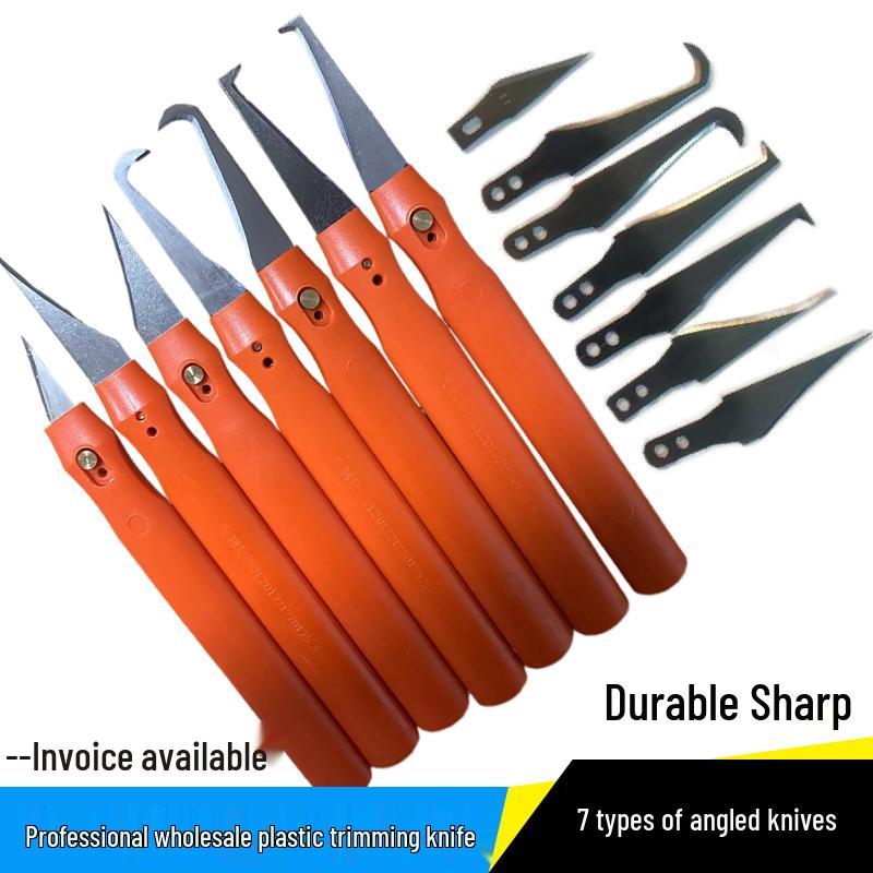 Пластиковый нож для снятия заусенцев и обрезки для удаления облоя и задач по зачистке