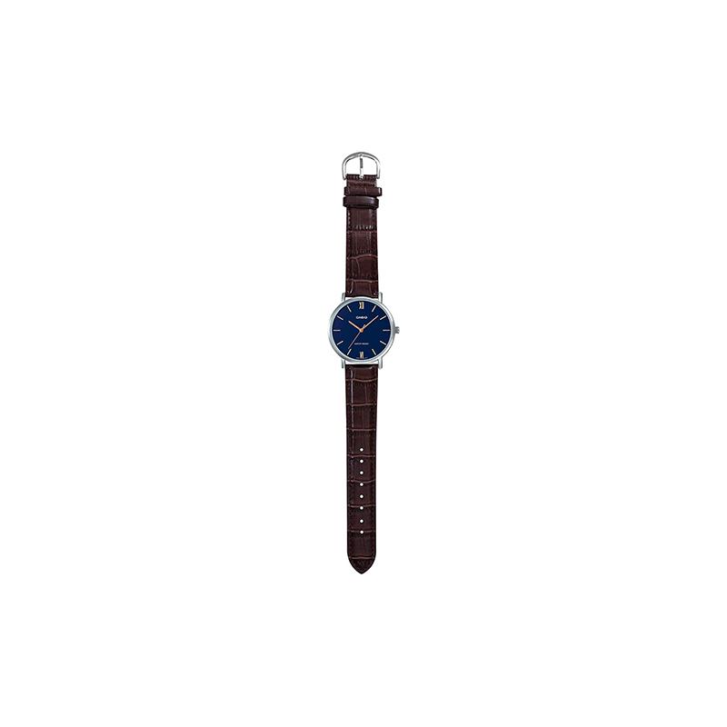 Casio Серия STANDARD Сердце тьмы Синий ангел Интернет-знаменитость Деловая повседневная Универсальный Простой Классический Стрелки Синий циферблат MTP-VT01L-2B