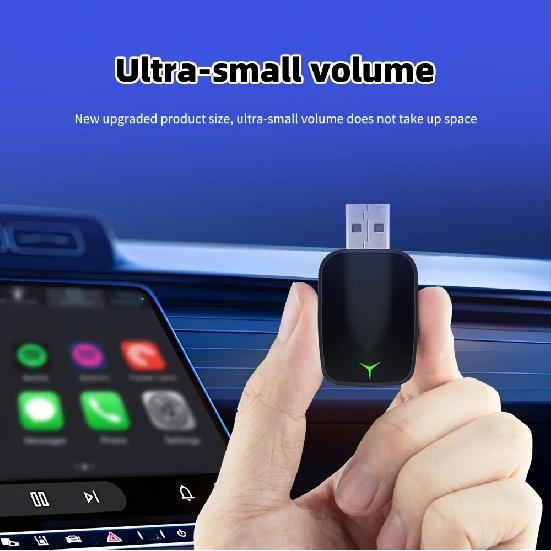 1pc 2026 New Upgraded Wireless CarPlay & Android Auto Adapter – Requires Factory Wired Support (Not for Aftermarket Units)