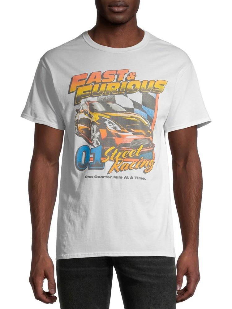 Мужская футболка Street Racing 01 из коллекции Форсаж Новая S-3XL Унисекс