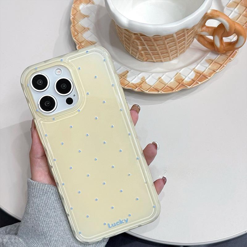 Сладкий цветной чехол-бампер в горошек для Samsung Galaxy S25 S24 S23 S22 S21 Note20 Note10 FE Ultra Plus 4G 5G Прозрачная задняя крышка