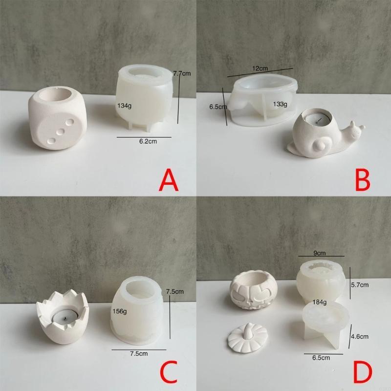 62KD Подсвечник Эпоксидная Силиконовая Форма для DIY Цветочный Горшок Шкатулка для Драгоценностей Подставка для Чайной Свечи