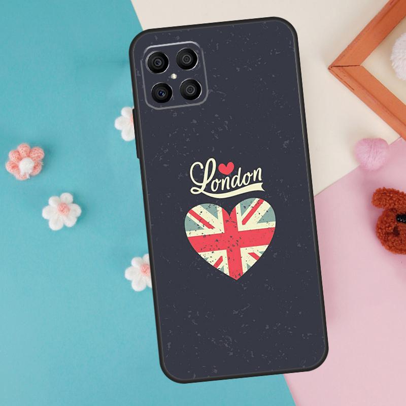 Лондонский Автобус Англия Биг Бен Чехол Для Honor 200 Pro 50 70 90 X9a X8a X8 X9 X8b X9c X9b Honor Magic 7 Pro 5 6 Lite Чехол