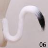 1PC Fox Cosplay Upturned Accessories Cat Tail Long Plush Simulation Beast Kids Lolita Costume Wolf