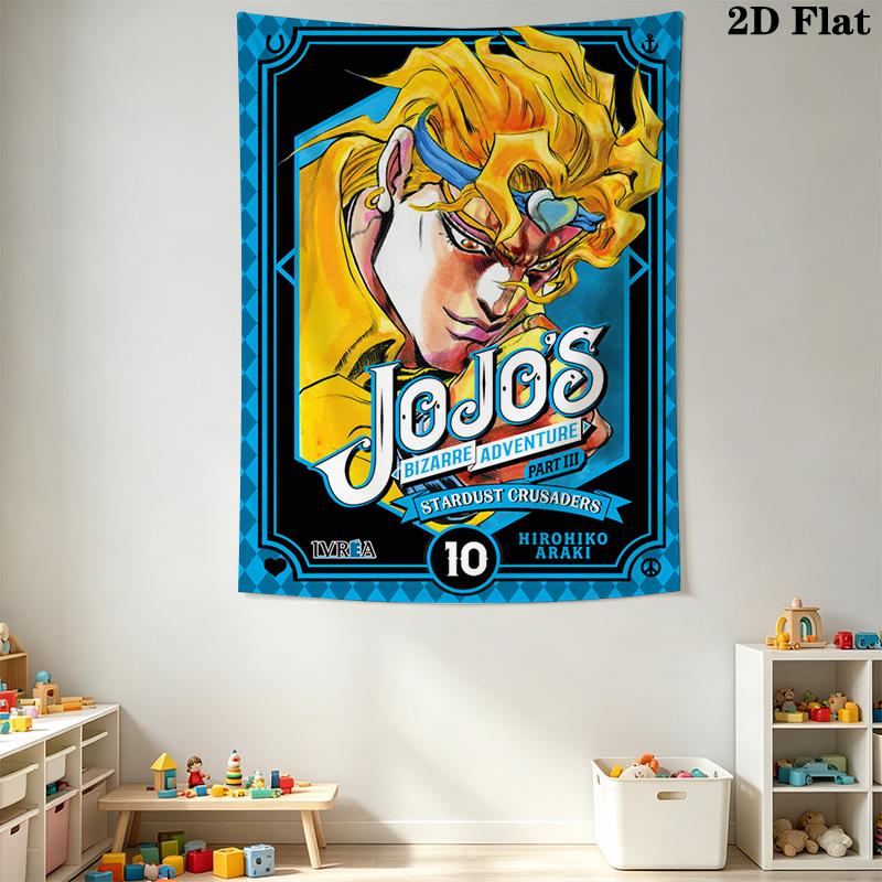 Jojo'S Bizarre Adventure Part Stardust Crusaders Threepiece Set 1 Duvet Cover 2 Pillowcase Without Core Bedding Set