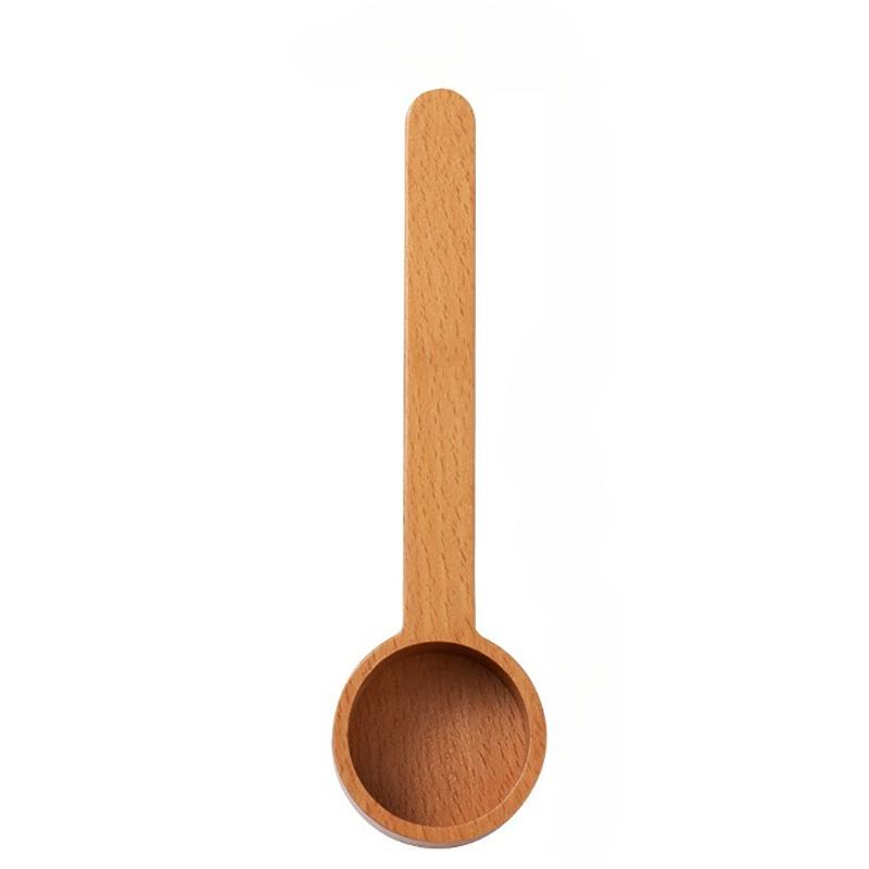 Wooden Measuring Spoon Coffee Beans Spoons Kitchen Dosing Spoon Tea Coffee Sugar Spice Measure Spoons Home Cooking Measure Tools