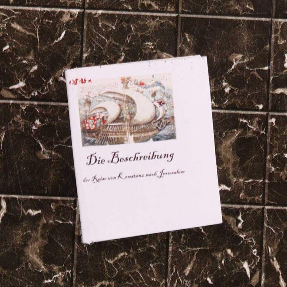 1/6 1/12 Dollhouse Book Can Be Opened Mini Books Gifts Miniature Book Model