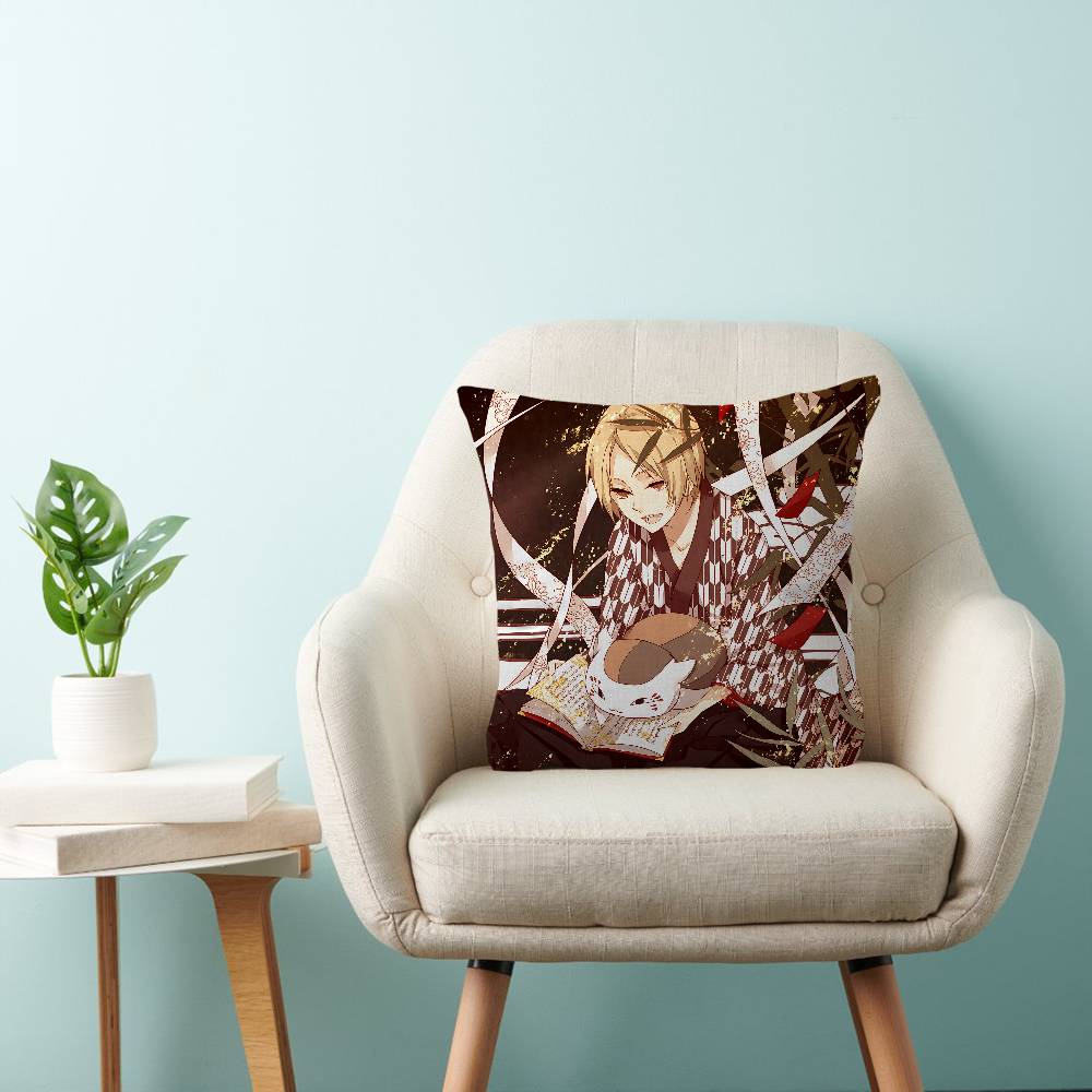 Natsume Yuujinchou Cartoon Cushion Cover Decorative Pillow Sofa Home Decor Case Pillow Cases