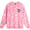 Li Ning X Disney Hugging Dragon Sports Trend Series Printed Crewneck Sweatshirt Unisex Sweatshirt Xianxia-Pink AMBU212-3