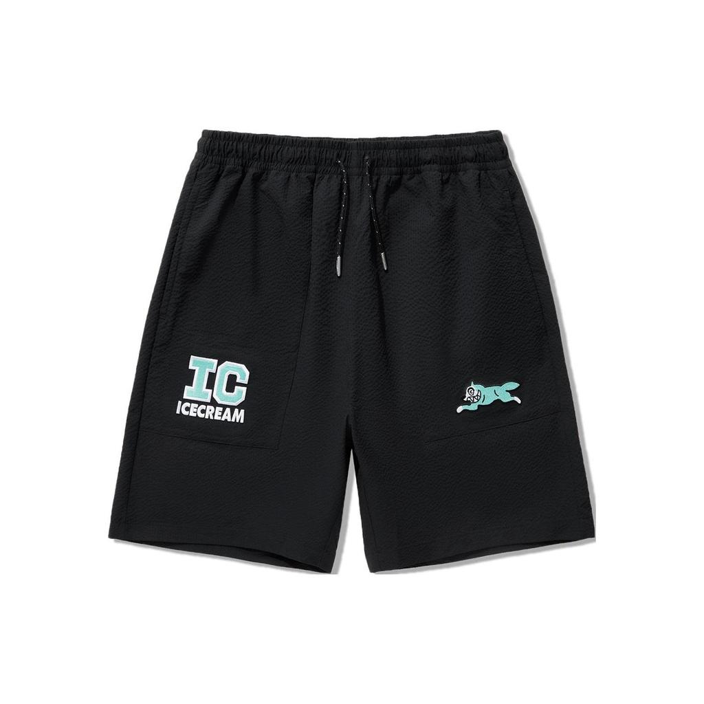 Li Ning x ICECREAM Повседневные шорты мужские Черные AKSU795-2