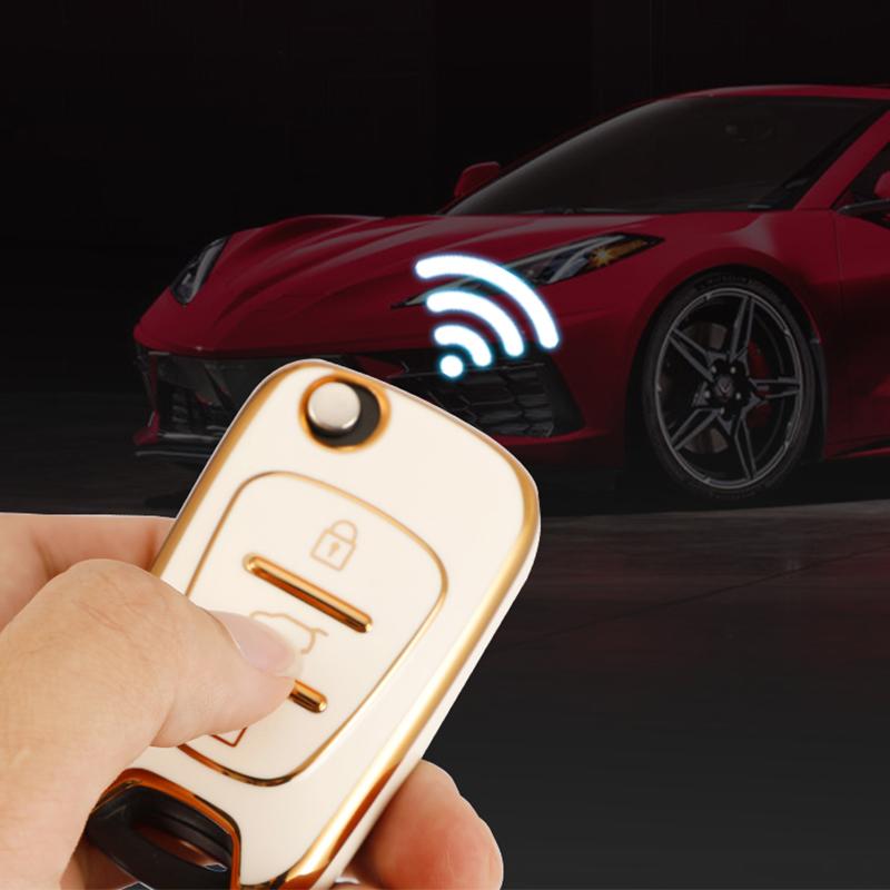 TPU Car Key Case Cover Shell Fob Keychain For KIA Sportage Rio 3 Soul Optima Ceed Pro K5 K2 Pride For Hyundai I30 Ix20 Ix25 Ix35 Elantra Accent