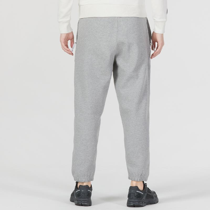 Nike Трикотажные брюки Jogger с логотипом, однотонные, мужские, серые, DX1365-063