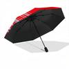 1pc Zebra Reflection Automatic Folding Umbrella - Compact Travel Umbrella with Auto Open/Close 8-Rib Heavy-Duty Shaft for Women/Men -l054