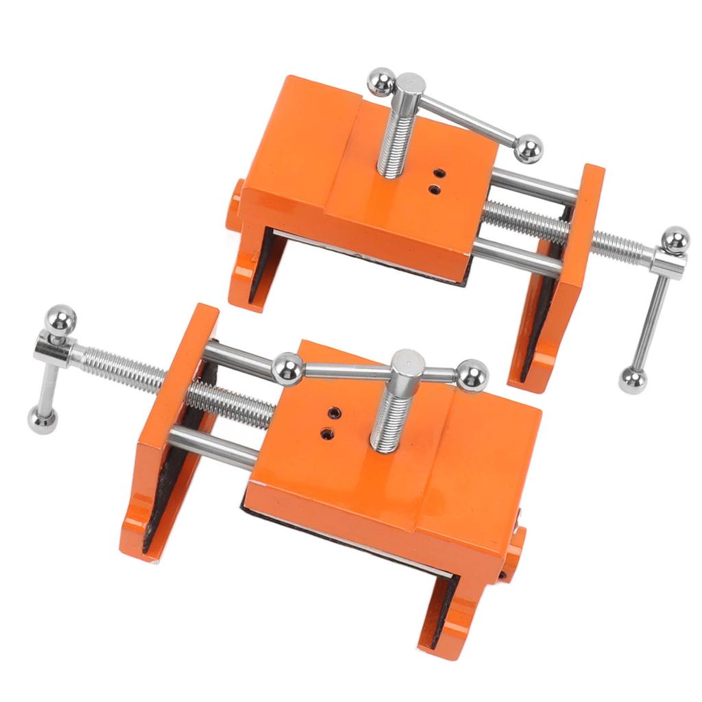 2pcs Cabinet Claw Aluminum Alloy Cabinet Claw Clamps for Installing Cabinetry Face Frame Orange