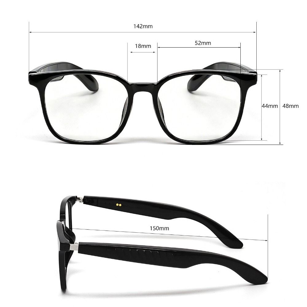 AI Intelligent Translation AI Smart Glasses Bluetooth Call Bluetooth Music Glasses For Men Women