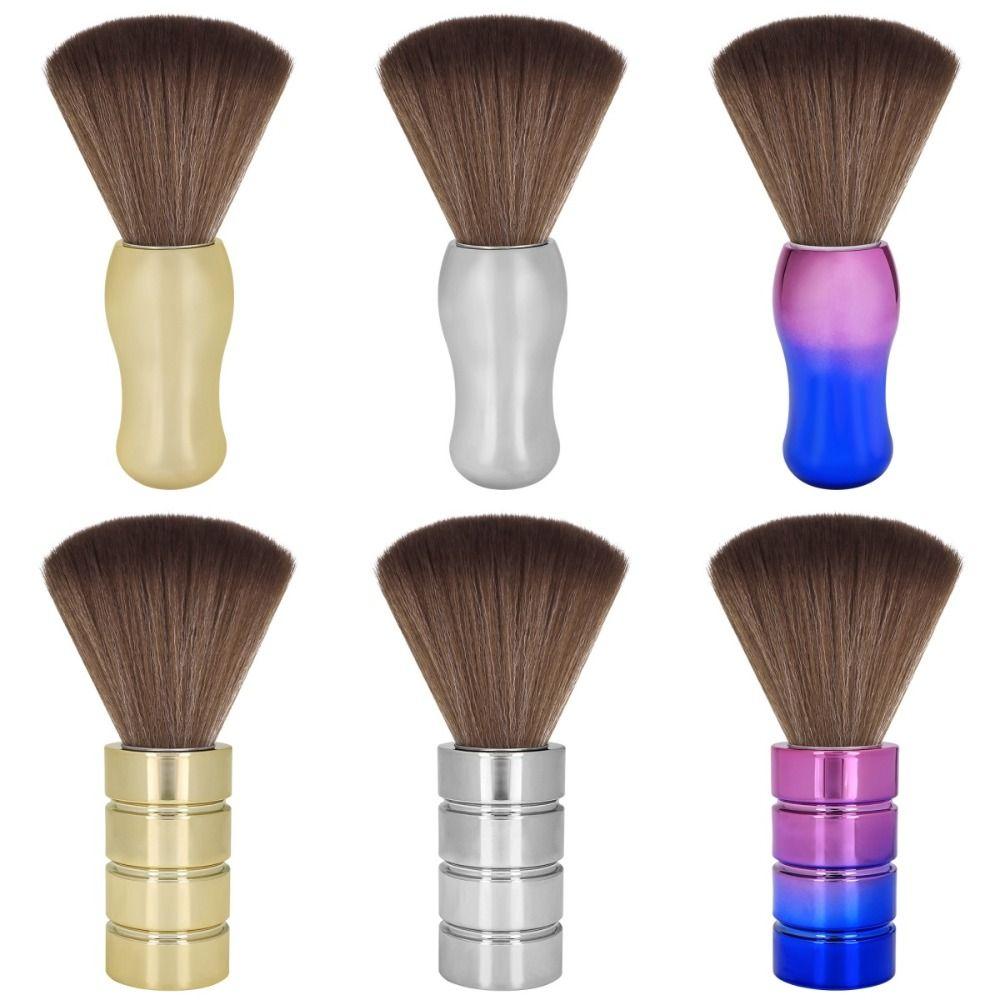 Duster Salon Hair Sweep Brush with Handle Hair Cutting Brush Durable Neck Duster Brush Barber