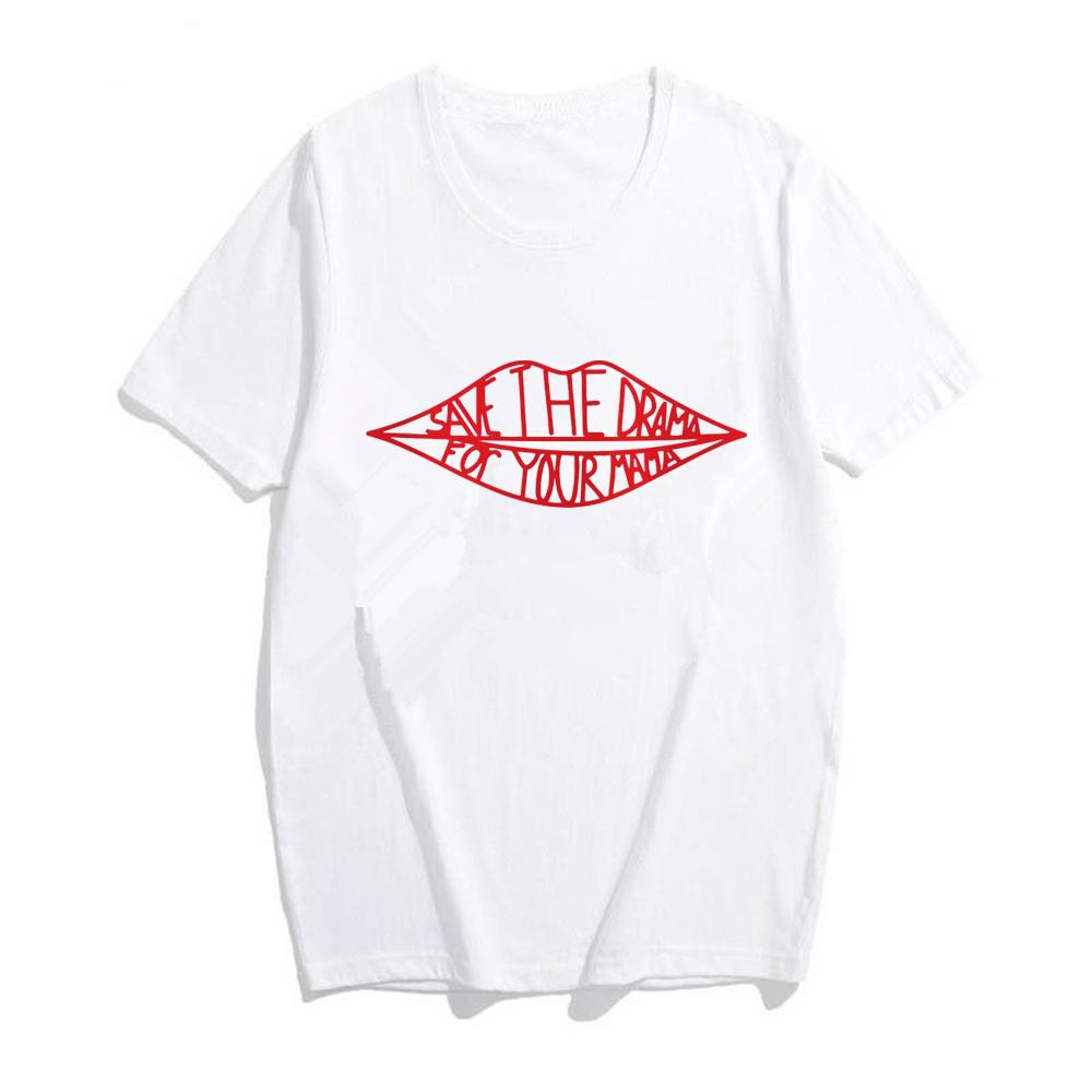 Футболка Save The Drama For Your Mama Футболка, вдохновленная сериалом Friends Tv Show Rachel Женская футболка с круглым вырезом Пародия Феминистка с коротким рукавом