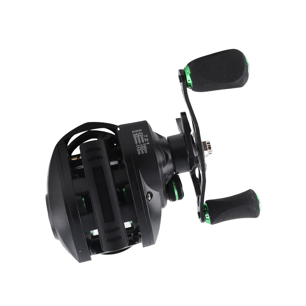 HL Металлическая катушка для бейткастинга Левая рука Магнитный тормоз Рыболовный аксессуар