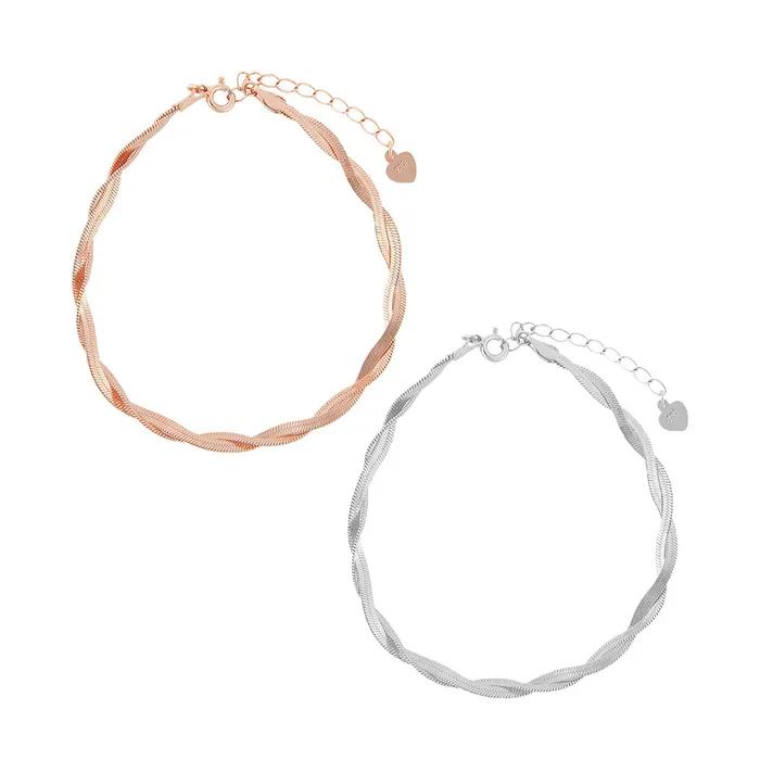 Серебряный браслет-твист SILVER925 PYSB0153