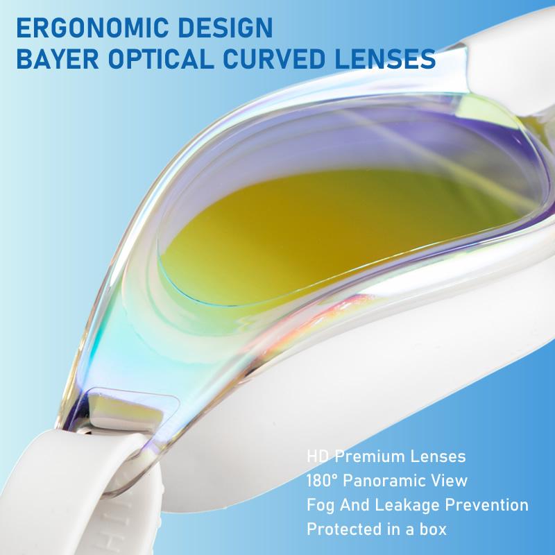 Профессиональные поляризованные очки для плавания для взрослых, герметичные, с защитой от запотевания и ультрафиолета, для подростков, мягкие силиконовые очки для бассейна