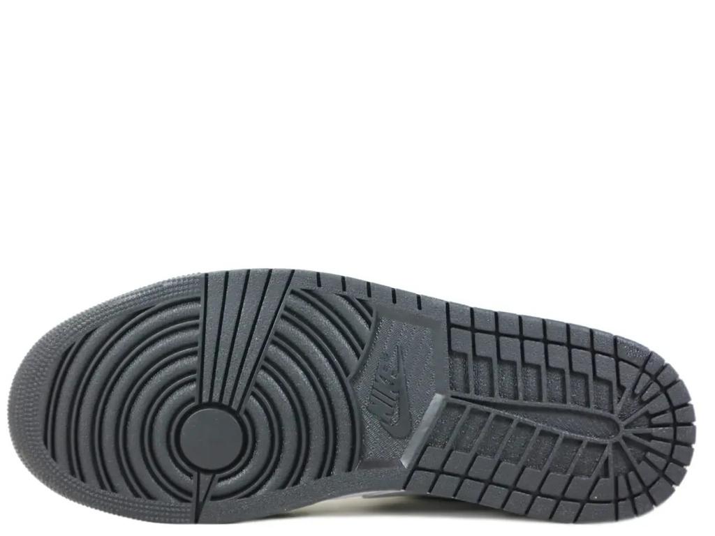 553558-040 Nike Air Jordan 1 Low Серый Черный (Мужской)