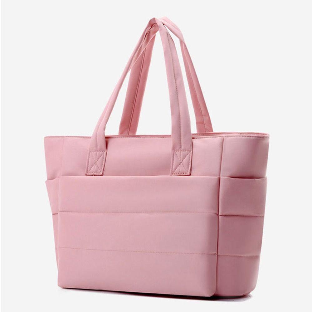 Сумка-тоут большой вместимости с хлопковой подкладкой, легкая стеганая сумка-тоут, дорожная сумка, ручная сумка, унисекс