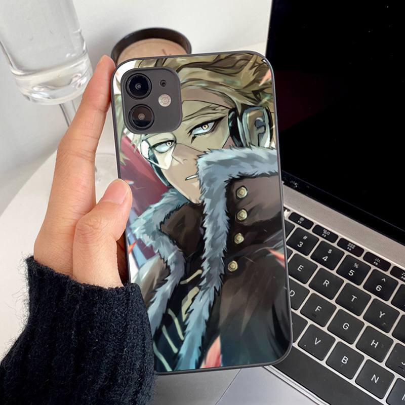 Чехол для телефона Anime MHA Hawks BNHA для iPhone 11 12 13 mini pro XS MAX 8 7 6 6S Plus X 5S SE 2020 XR