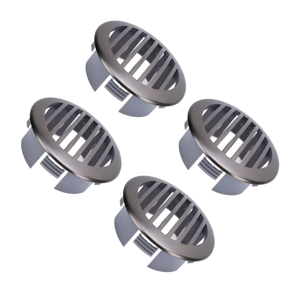 4 шт. 3 дюйма 76 мм RV Воздушная решетка Потолочный вентиляционный люк 316 Нержавеющая сталь Вентиляционная крышка для лодки Круглая воздушная решетка для яхты