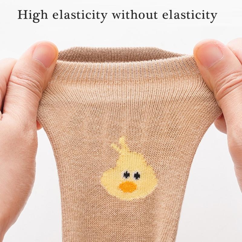 Baby Nonslip Socks Soft & Breathable Floor Socks Cotton Fabric for Toddler Learning to Walk Ages 0 to 3 Year